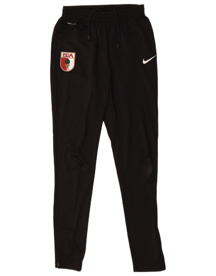 Calça Nike Mens FC Augsburg Treino Pequeno Poliéster Preto