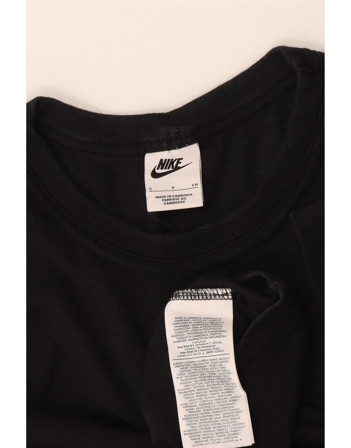 Camiseta masculina Nike Top pequeno algodão preto