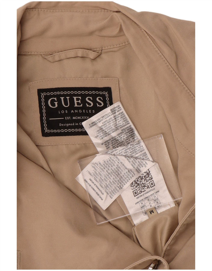 Trench Coat feminino GUESS UK 14 poliéster bege médio