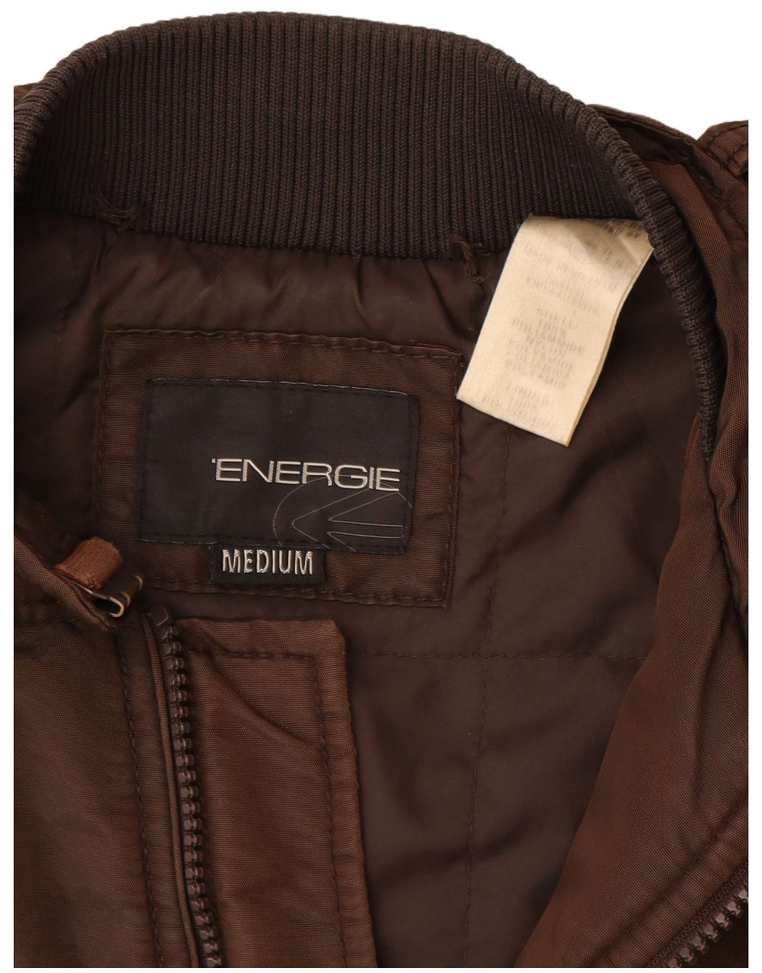 Jaqueta bomber masculina ENERGIE UK 38 poliamida marrom médio