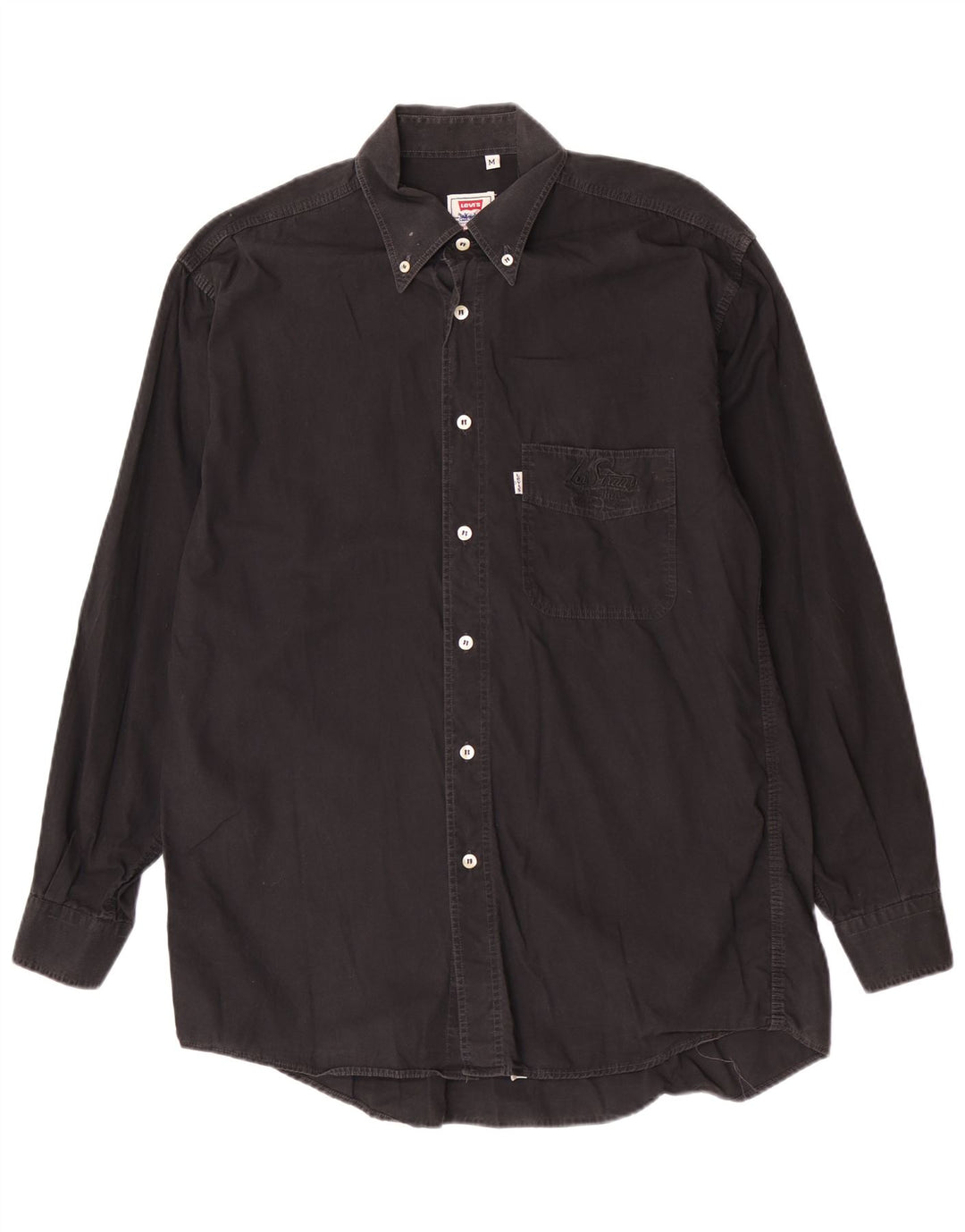 Camisa masculina Levi's média preta algodão
