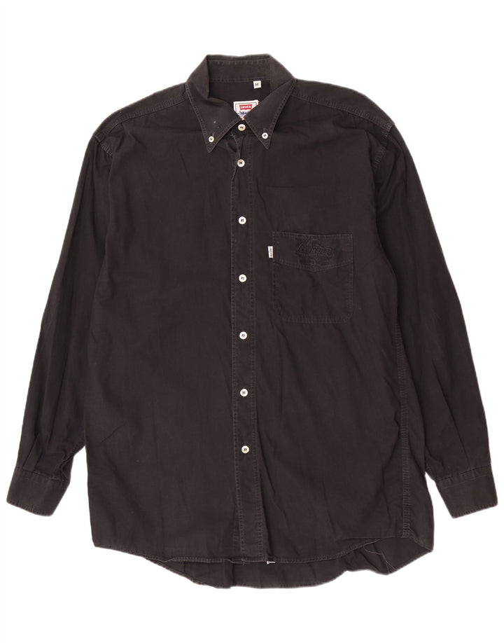 Camisa masculina Levi's média preta algodão