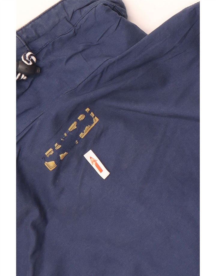 Jaqueta corta-vento feminina grande Invicta UK 16 grande bloco colorido azul