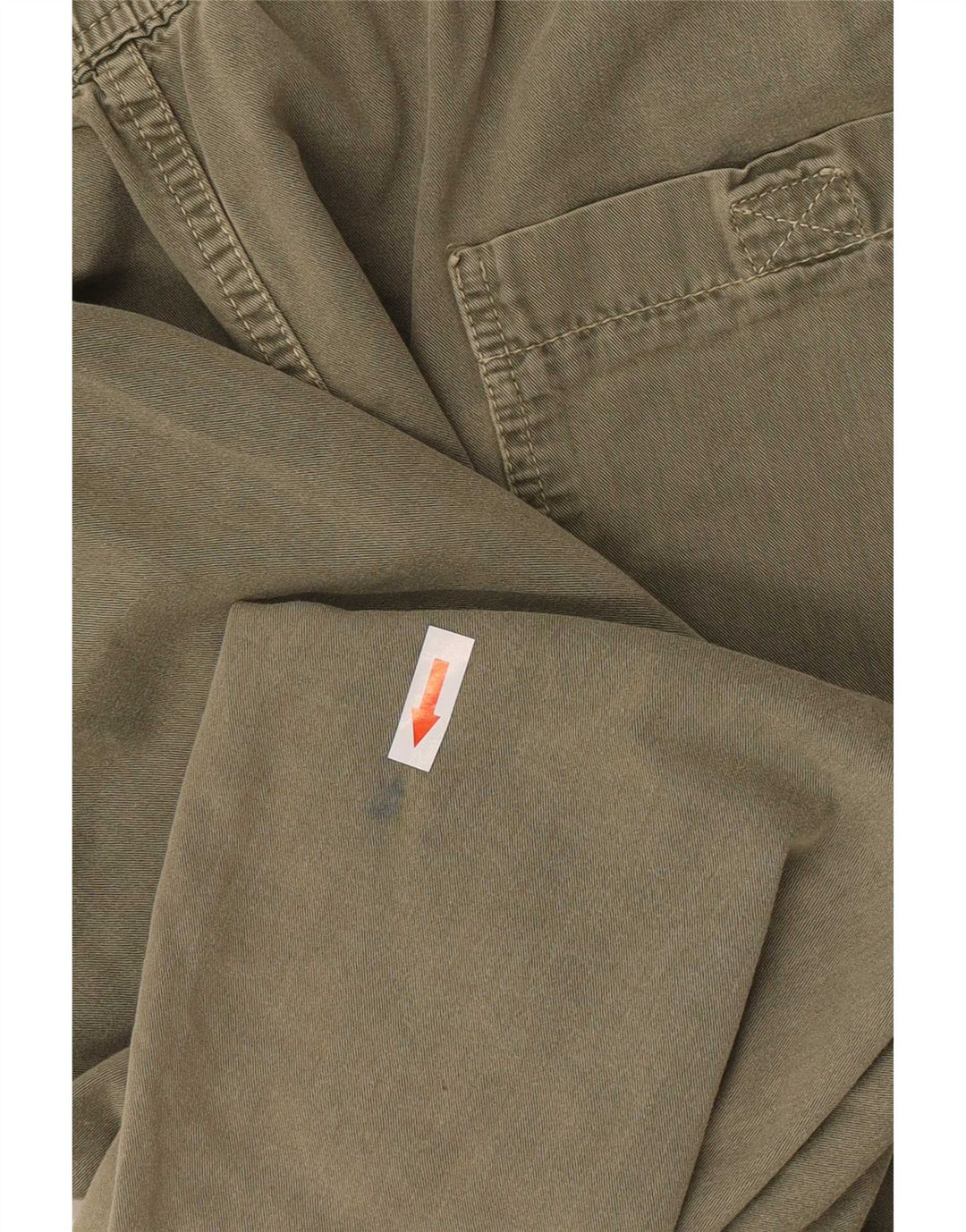 Carrera Masculino Regular Chino Shorts XL W38 Algodão Cáqui