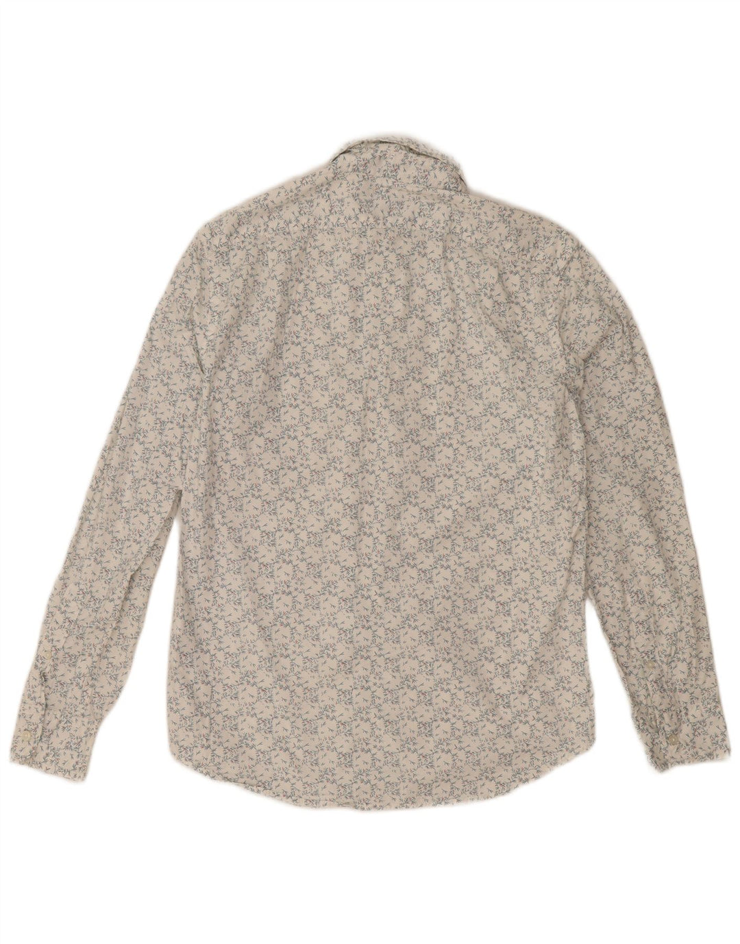 J. Crew Camisa masculina slim de algodão floral branco médio
