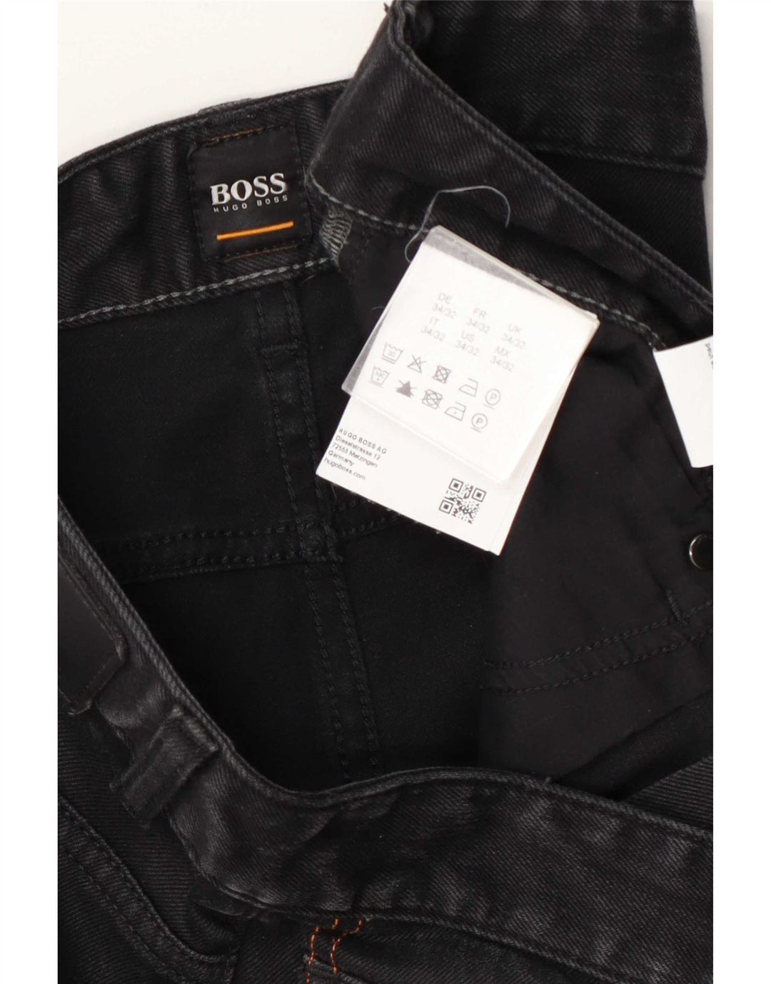 Hugo Boss Masculino Delaware Slim Jeans W34 L29 Algodão Cinza