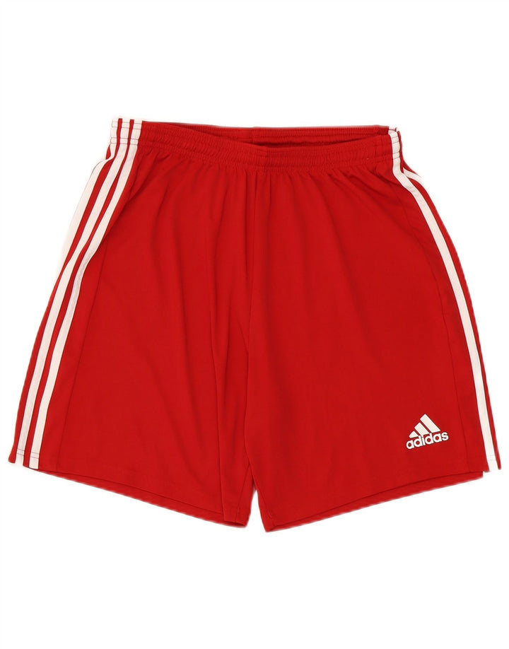 Adidas Mens Aeroready Sport Shorts Grande Poliéster Vermelho