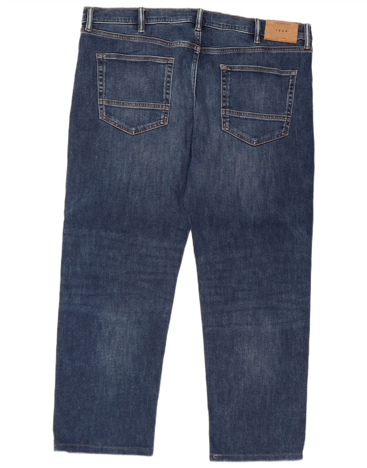 Jeans retos masculinos Marks & Spencer W40 L27 algodão azul