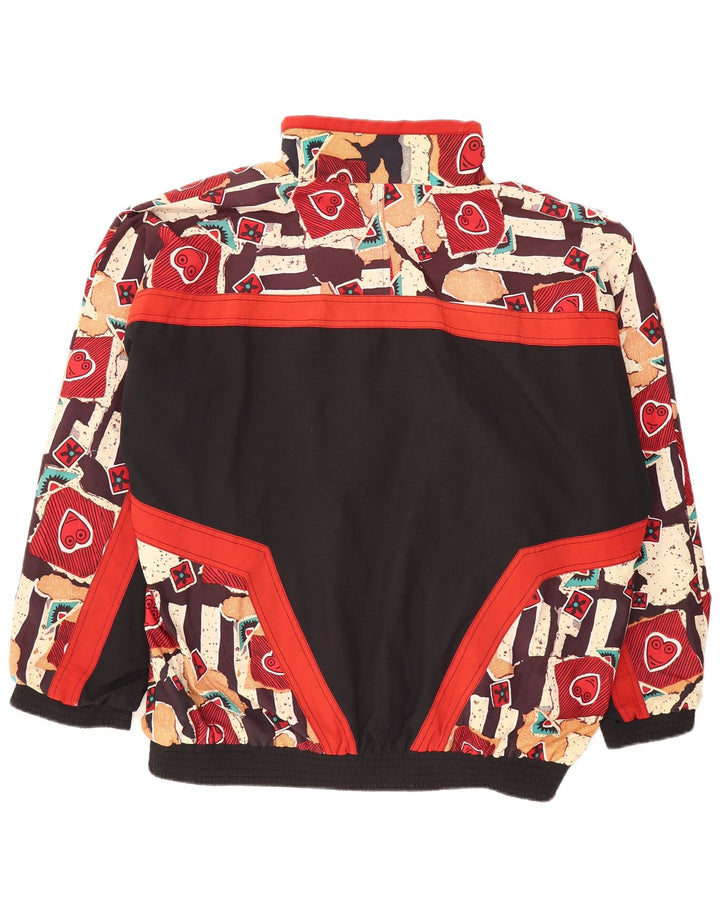 Erima Mens Treino Top Jacket 2XL Poliéster Geométrico Preto