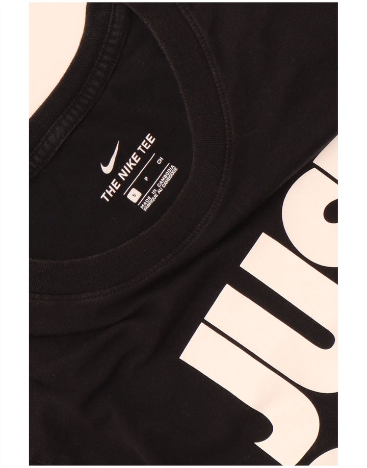 Camiseta Nike masculina gráfica top pequeno preto