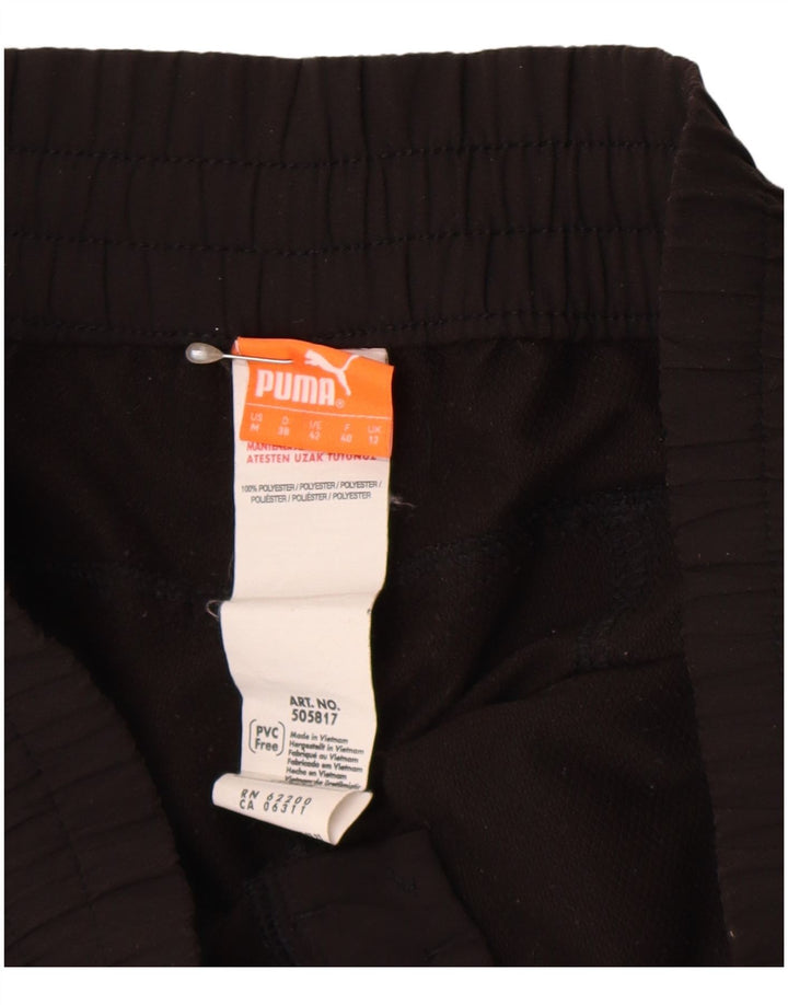 Calça de caminhada feminina Puma UK 12 médio W32 L32 poliéster preto