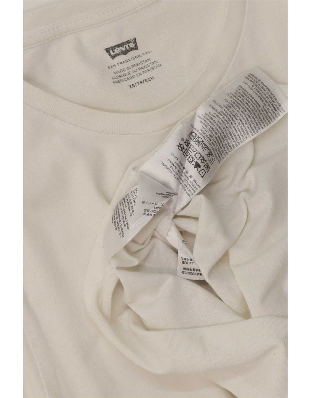 Camiseta gráfica masculina Levi's Top XS branco