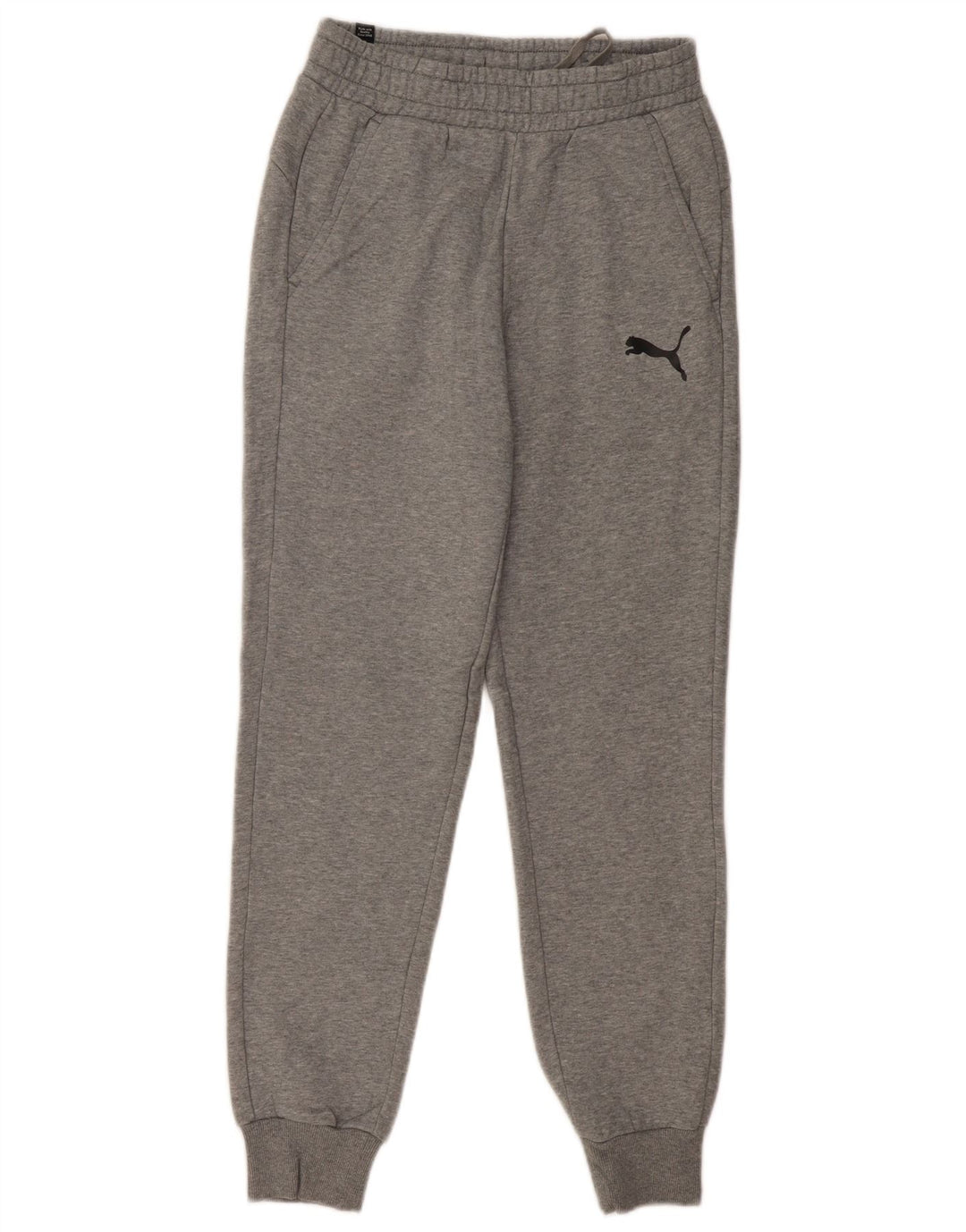 Calça de treino masculina PUMA joggers pequeno algodão cinza