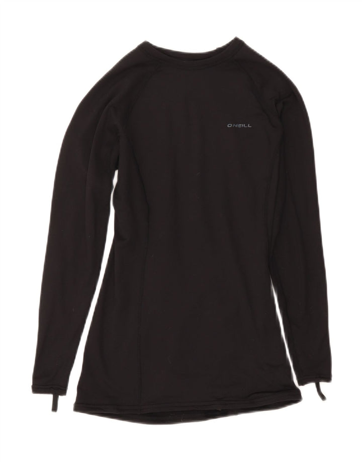 Top feminino O'Neill Performance Fit manga comprida Reino Unido 14 grande nylon preto