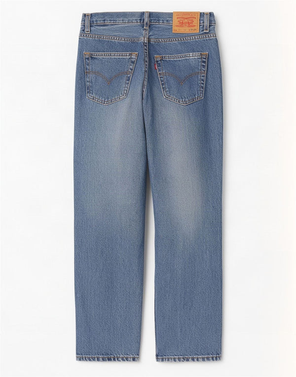 Calça jeans masculina Levi's 522 Slim Tapered W32 L30 azul algodão
