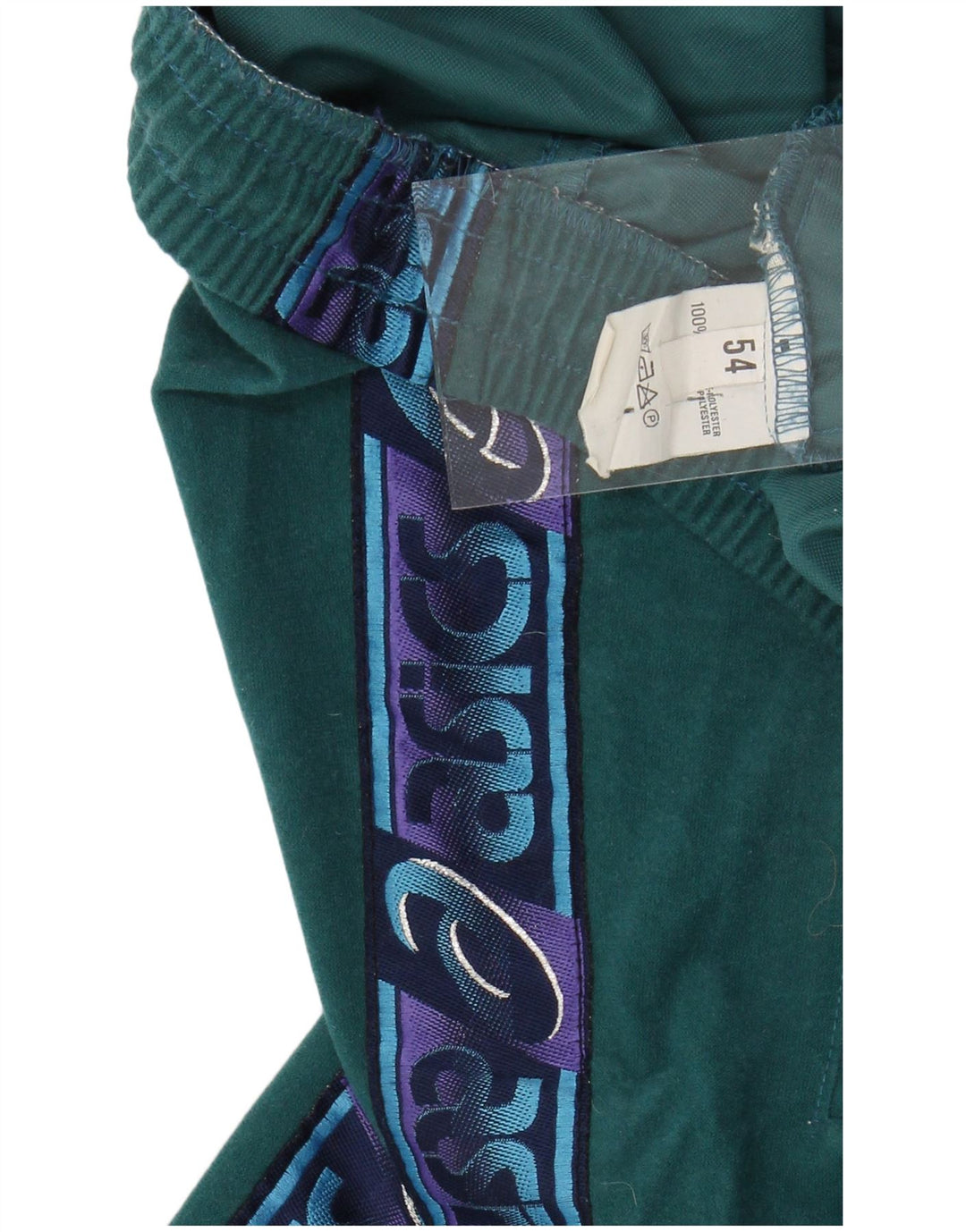 Calça de treino masculina ASICS Graphic verde grande poliéster