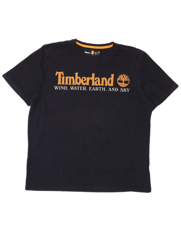 Camiseta masculina TIMBERLAND Regular Fit Graphic XL azul marinho