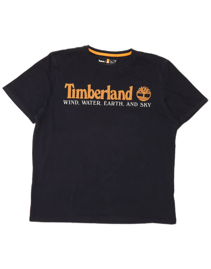 Camiseta masculina TIMBERLAND Regular Fit Graphic XL azul marinho