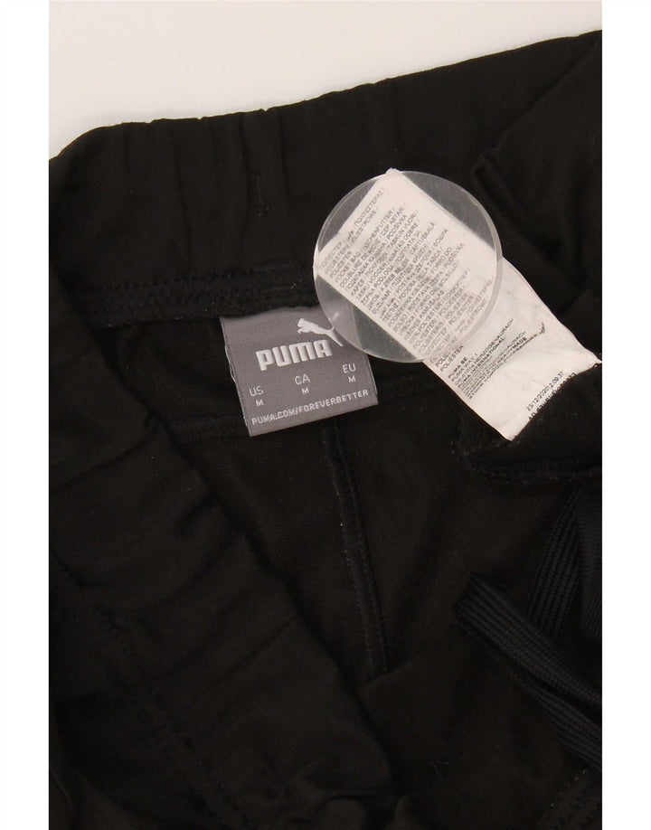 Calça de treino masculina Puma Joggers médio preto poliéster