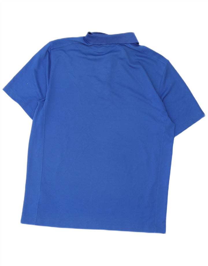 Camisa polo masculina Nike Dri Fit grande poliéster azul