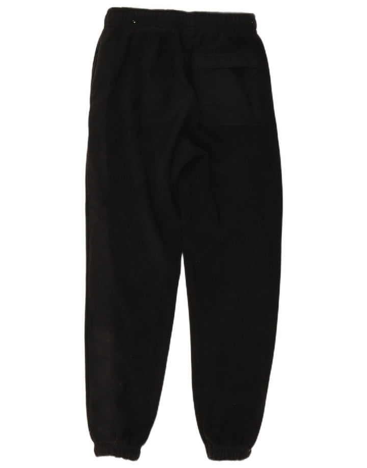 NIKE Womens Fleece Tracksuit Calças Joggers UK 6 XS Poliéster Preto