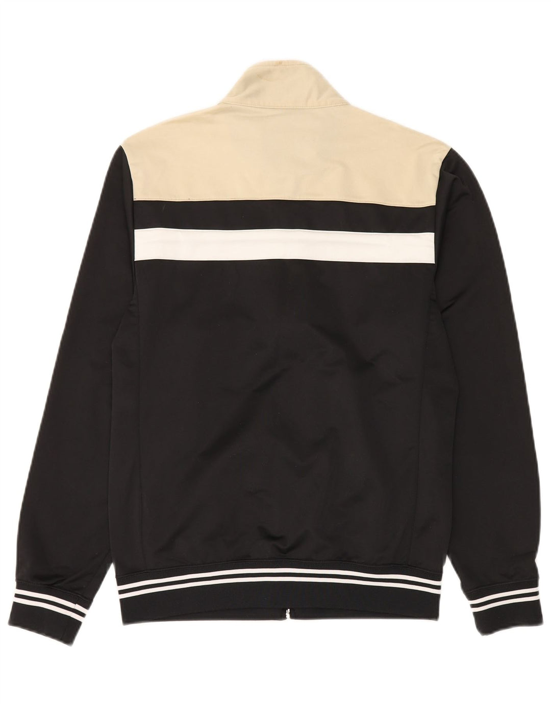 Jaqueta masculina de agasalho Champion médio preto colorblock poliéster