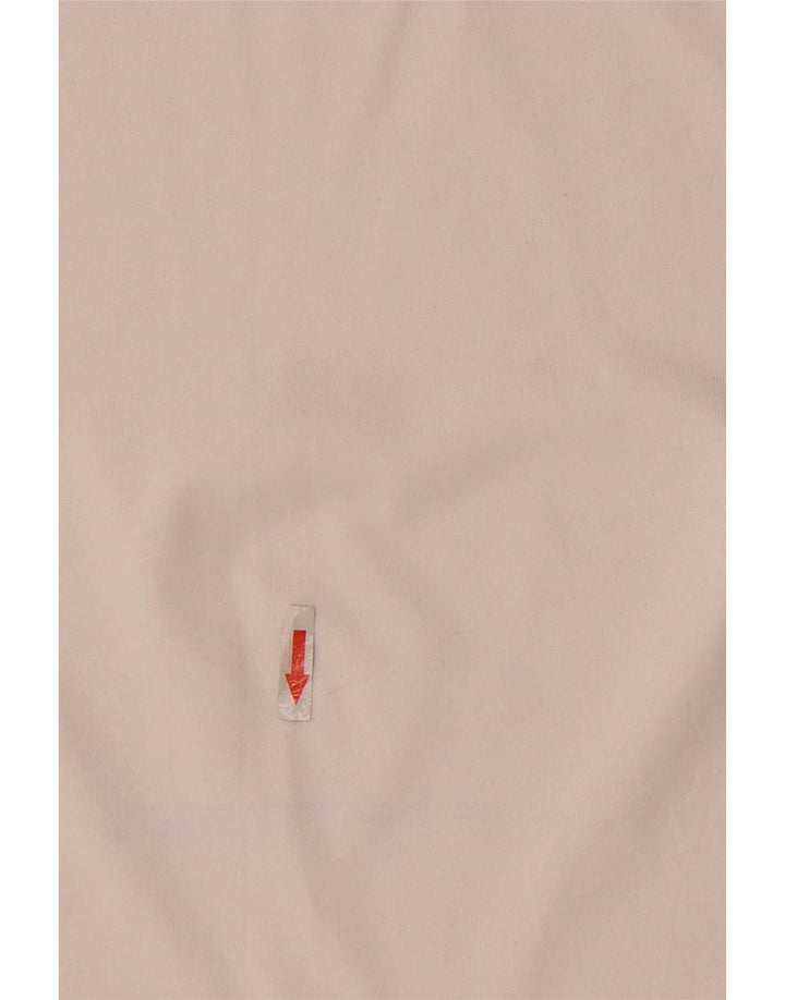 Ellesse Camiseta masculina gráfica top médio branco algodão colorblock