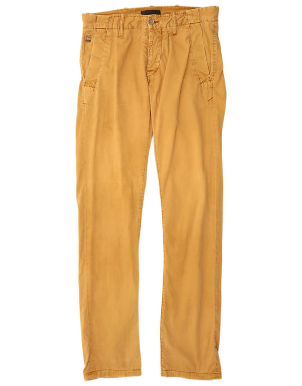 Calça Chino Masculina Slim G-Star W31 L32 Algodão Amarelo