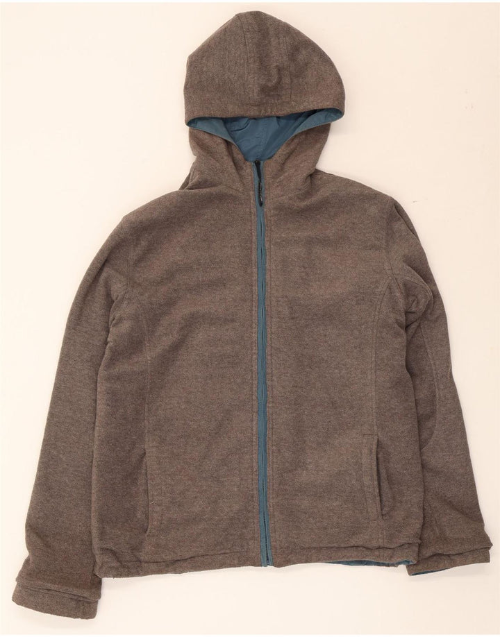 Jaqueta reversível com capuz Woolrich Boys 13-14 anos azul nylon