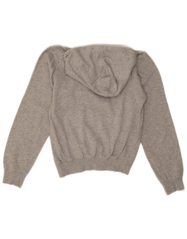 Jumper feminino com capuz gráfico Hard Rock Cafe Berlin Reino Unido 10 algodão cinza pequeno