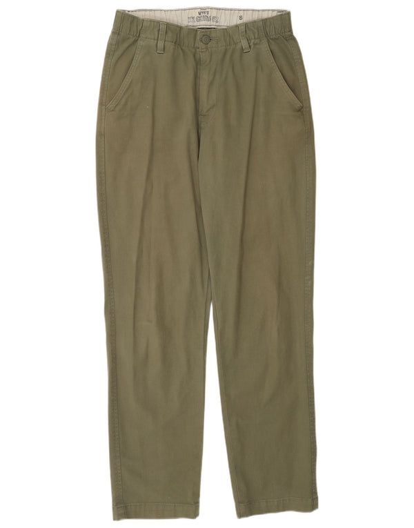 Calça Chino Cônica Masculina Levi's Pequena W29 L30 Algodão Verde