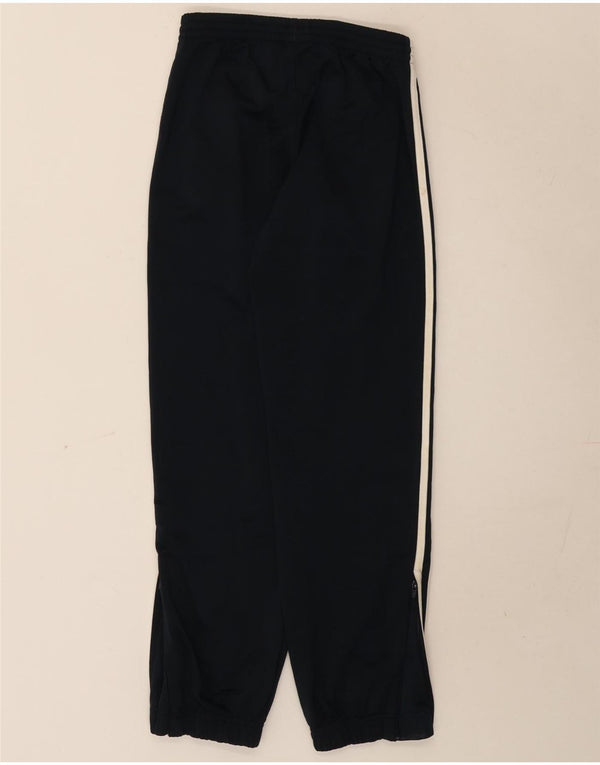 Adidas meninos calças de treino joggers 9-10 anos azul marinho poliéster