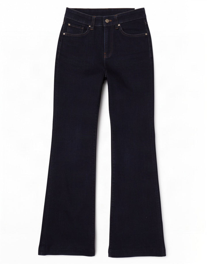 Calça jeans feminina Massimo Dutti US 4 W26 L33 azul algodão