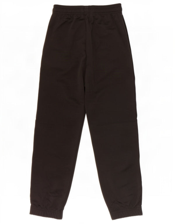 Adidas meninos calças de treino joggers 11-12 anos W25 L25 poliéster preto