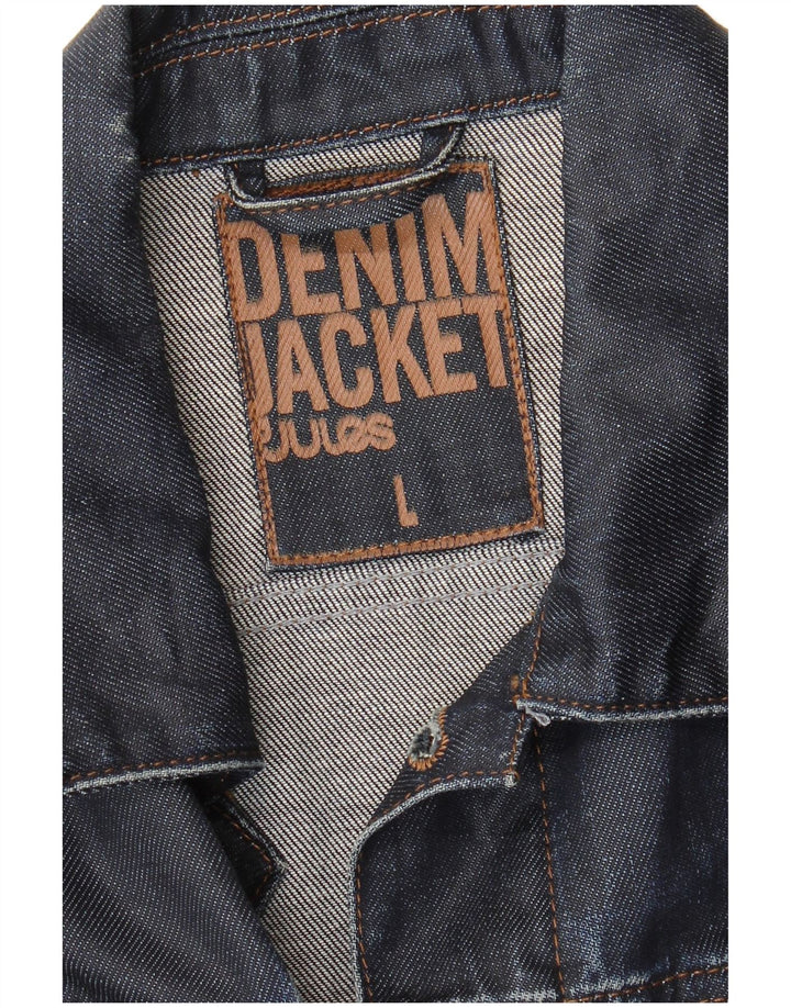 Jaqueta jeans masculina Jules UK 40 grande azul marinho