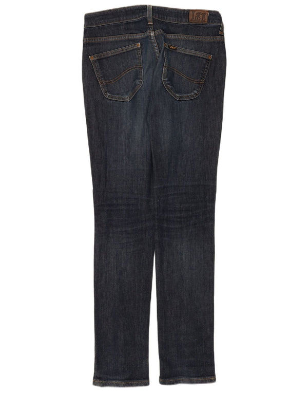 Lee Womens Norma Skinny Jeans W30 L33 Azul Marinho Algodão