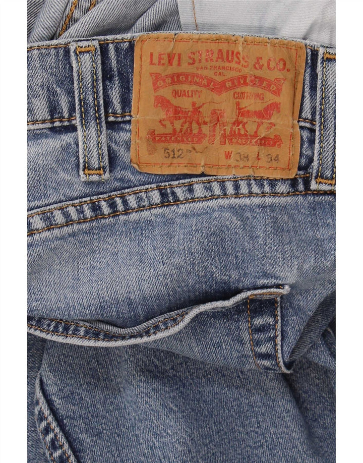 Levi's Masculino 512 Slim Tapered Jeans W38 L34 Azul
