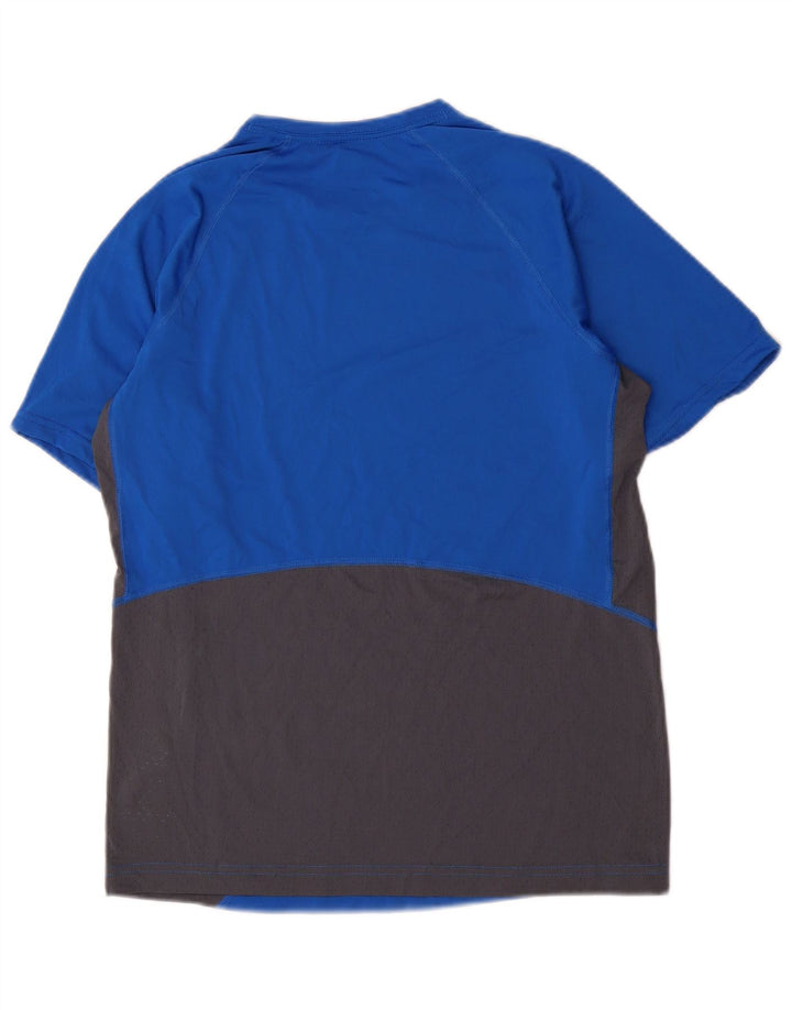 Camiseta Columbia Masculina Omni-Freeze Zero Top Pequeno Azul Colorblock Poliéster