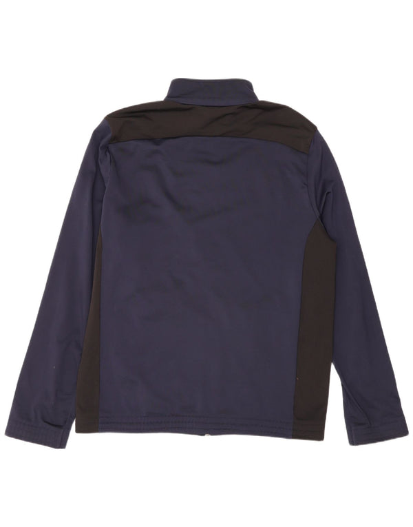Puma Mens Tracksuit Top Jacket Médio Azul Marinho Colorblock Sports