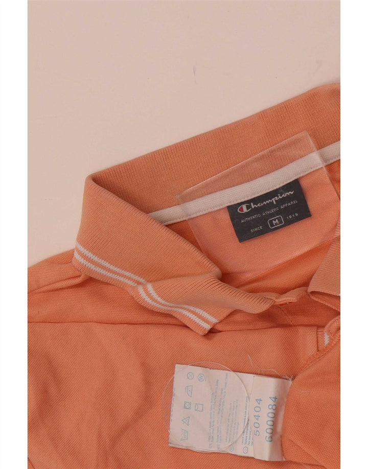 Camisa polo masculina Champion médio laranja algodão
