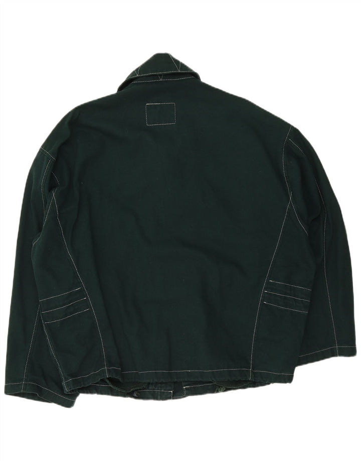 Jaqueta utilitária masculina Egemony UK 42 XL verde poliéster