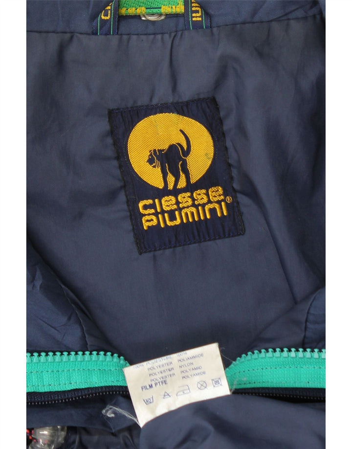 Jaqueta corta-vento masculina Ciesse Piumini UK 42 XL azul marinho poliéster