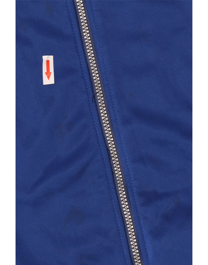 Asics Mens Graphic Tracksuit Top Jaqueta Grande Azul Colorblock Poliéster
