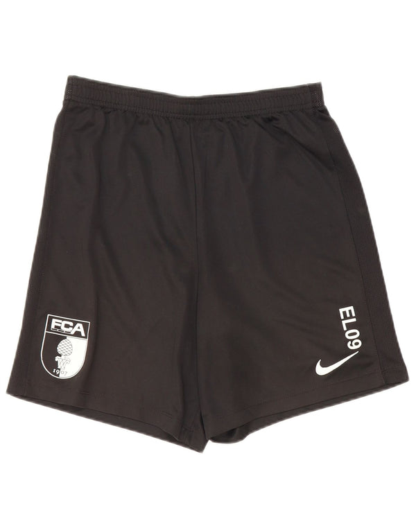 Shorts esportivos Nike Boys FC Augsburg 13-14 anos XL preto poliéster