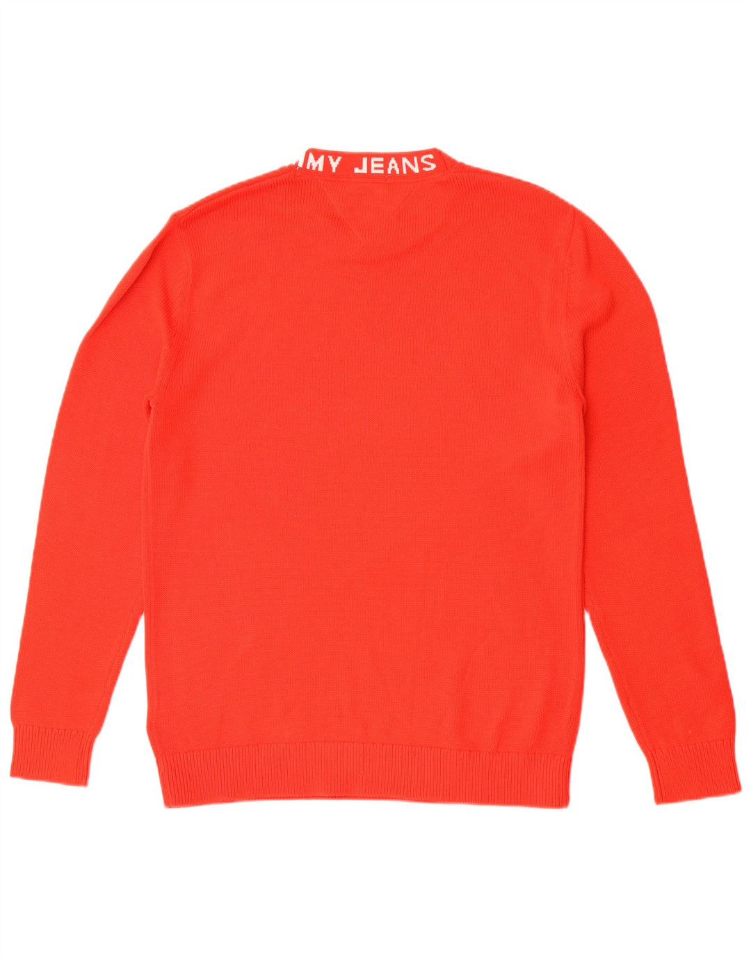 Suéter masculino Tommy Hilfiger Graphic Regular Fit com gola redonda médio vermelho