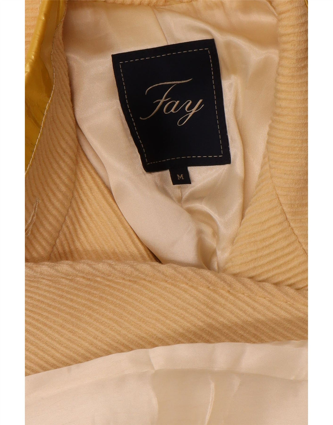 Sobretudo feminino Fay UK 12 lã bege médio