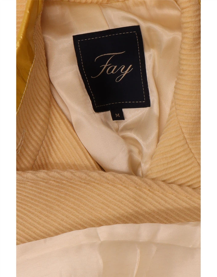 Sobretudo feminino Fay UK 12 lã bege médio
