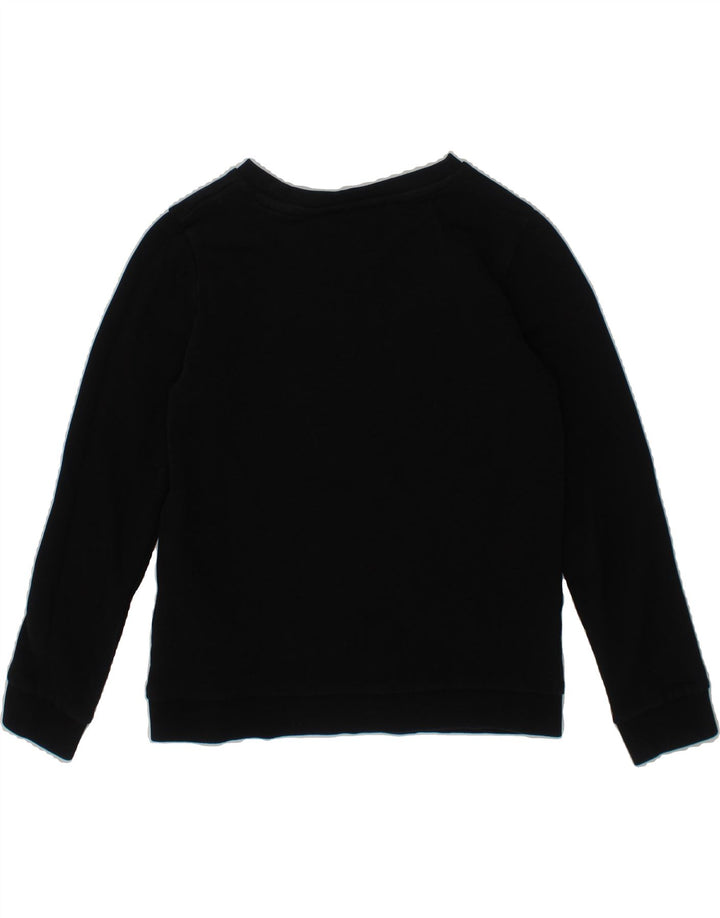 GUESS Girls Graphic Sweatshirt Jumper 7-8 Years Black Cotton Vintage Guess and Second-Hand Guess from Messina Hembry 
