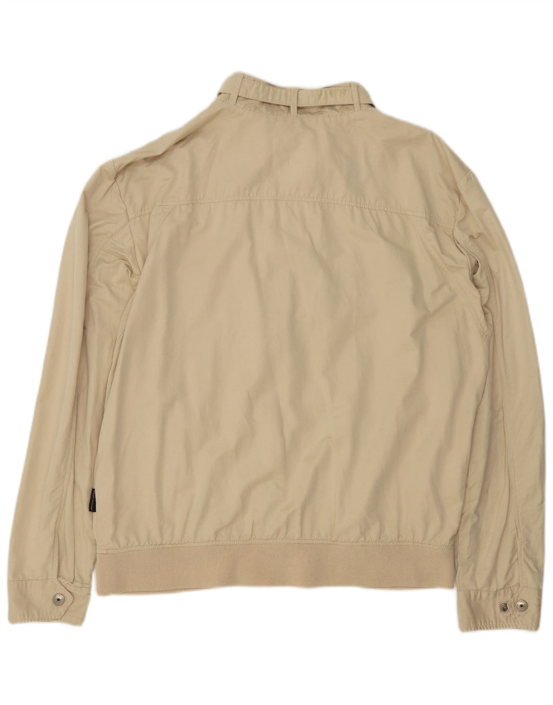 Jaqueta bomber masculina Sergio Tacchini UK 44 2XL algodão bege