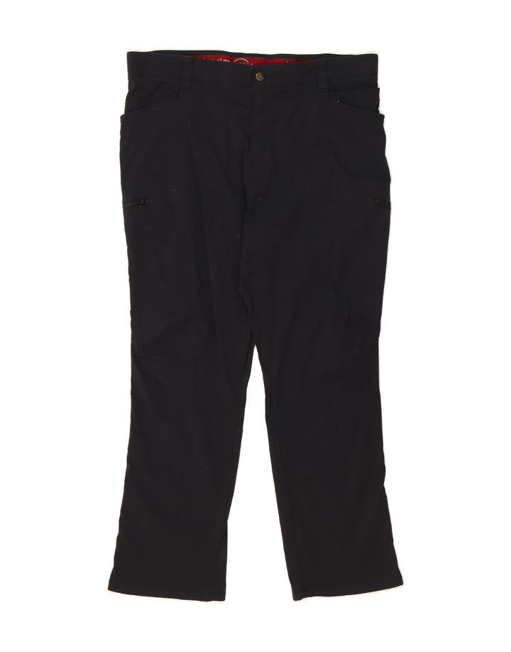 WRANGLER Mens Outdoor Straight Cargo Trousers W40 L30 Black Nylon Vintage Wrangler and Second-Hand Wrangler from Messina Hembry 